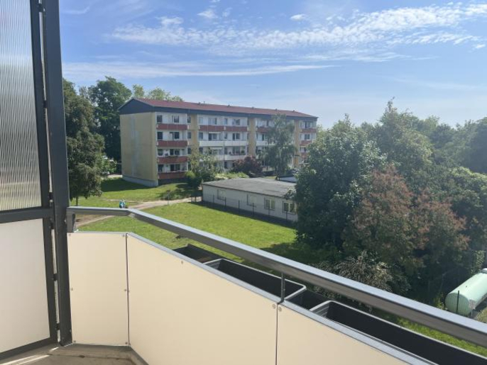 Blick vom Balkon