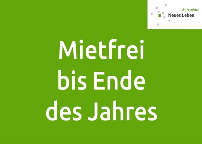 Grundmietfrei bis Ende des Jahres!: 