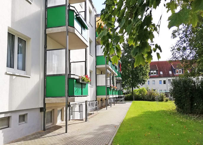 Wohn(t)raum - mit großem Balkon: 
